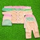 New Born Baby Summer Cotton Three-Piece Set