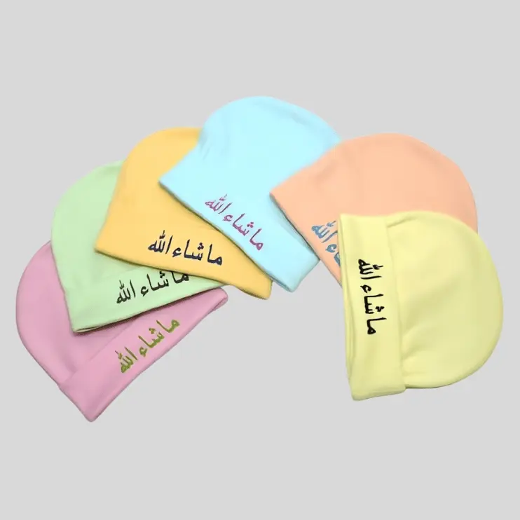 6Pcs New Born Baby Cap