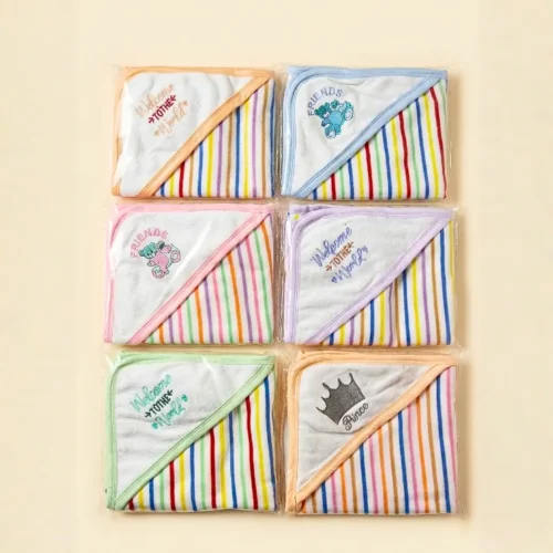 New born baby bath towel