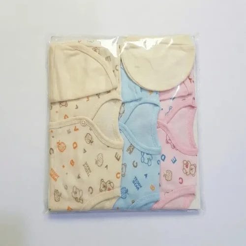 Pack of 3 - New Born Baby 3 Piece Suit