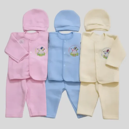 3-Piece Newborn Baby Suit Set For Summer