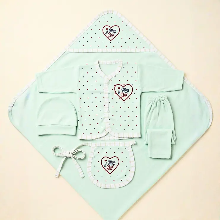 5Piece Newborn Baby Gift Set - Summer Season