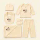 6Pcs New Born Baby Starter Suit Set - Summer Season